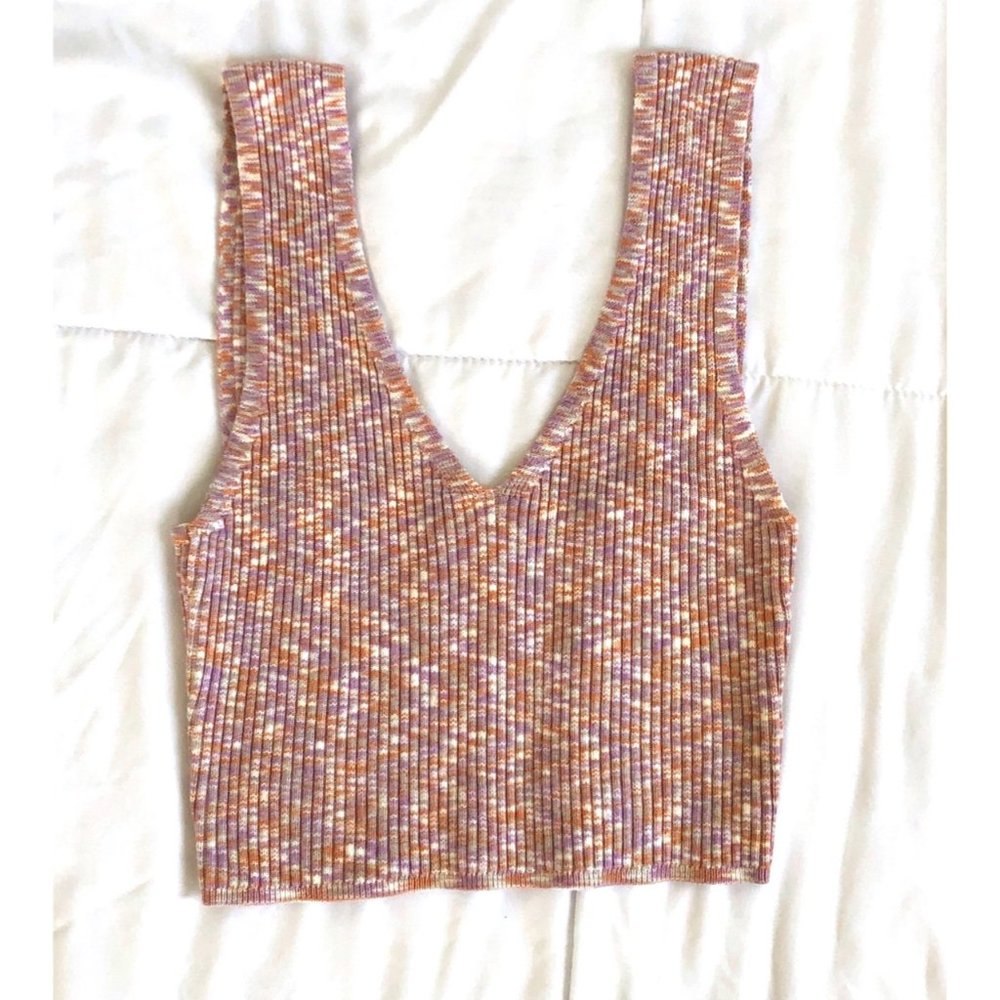 Pacsun Kendall & Kylie Space Dye Sweater Tank Top